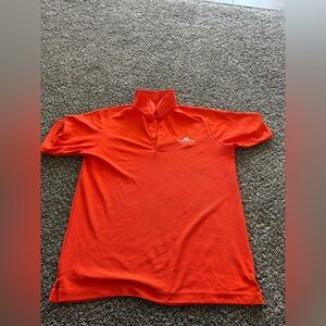 2 Orange Golf Polos Men's Size M